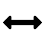 Gui Resize Horizontal SVG Icon